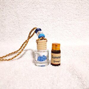 Car/Home Air Freshener • Hanging Refill Diffuser "Summer Breeze" Fragrance Oil